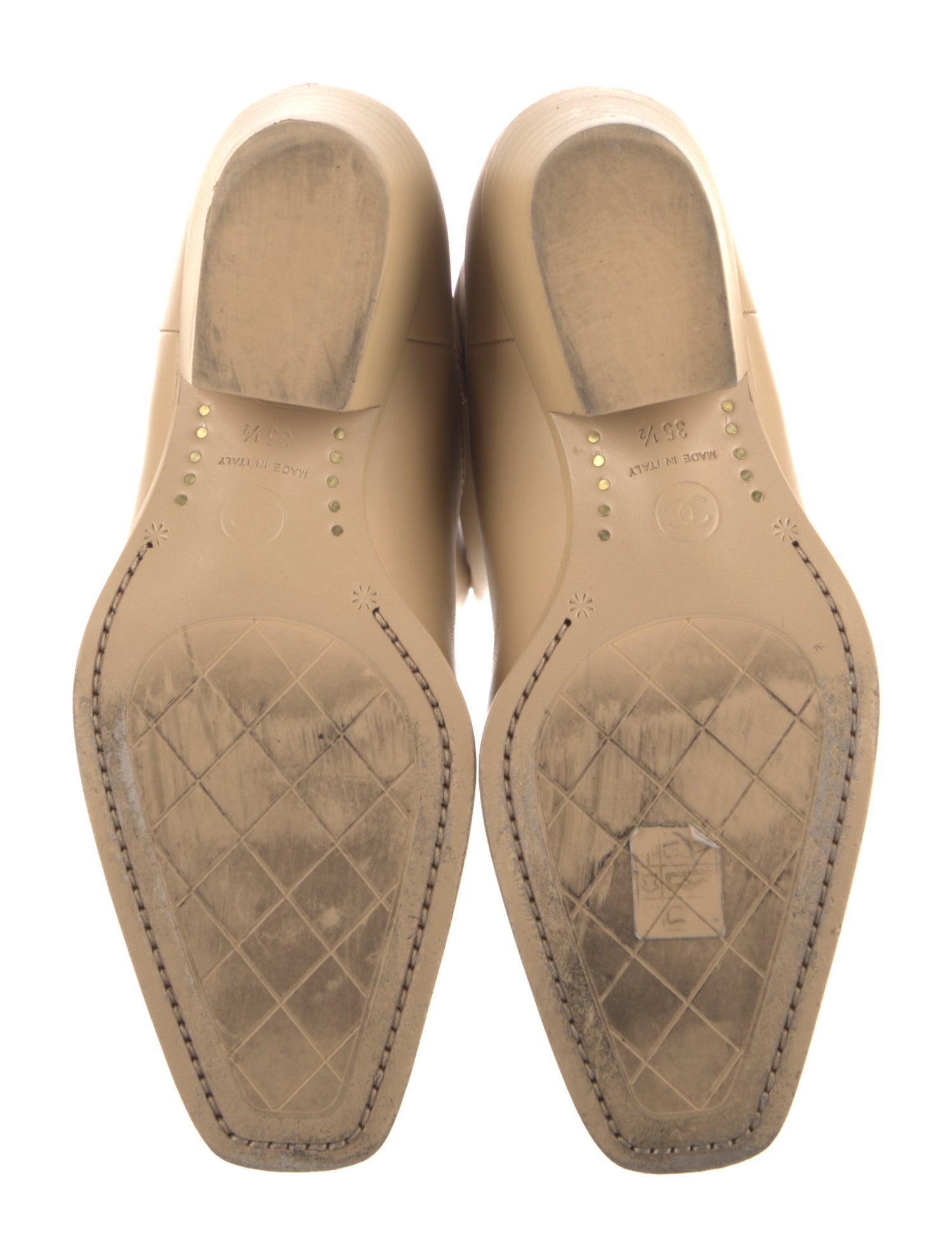 Chanel 2023 Interlocking CC Logo Riding Boots